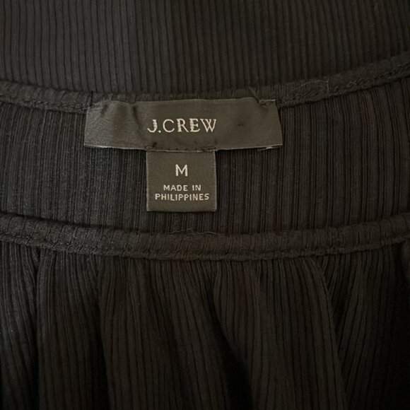 J. Crew Black Ruffled Tank Size M - Picture 4 of 5